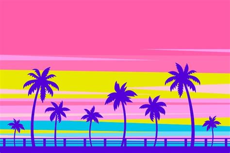 Miami Vice Design Vectors & Illustrations for Free Download