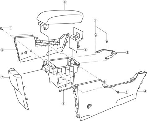 Mazda Cx Service Repair Manual Rear Console Disassembly Assembly