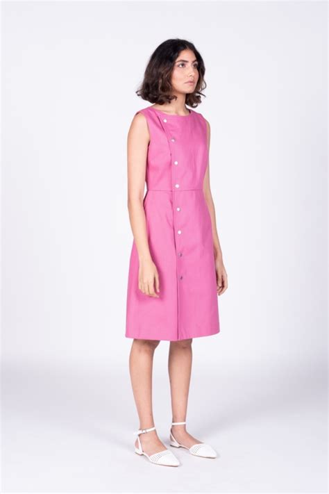 Mariette Dress Fuchsia The Collaboration