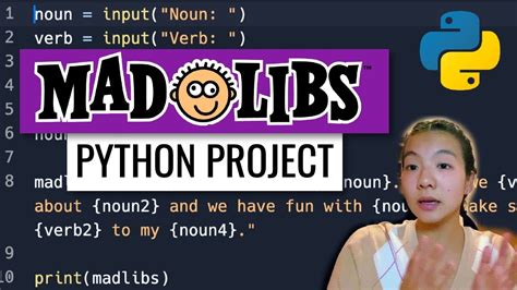 Madlibs Python Tutorial Beginner Python Project Youtube