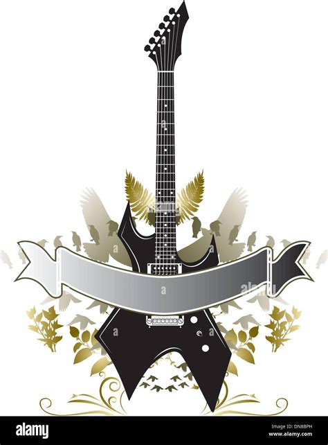 Guitar Vector Banner Design Template Stock Vector Image And Art Alamy