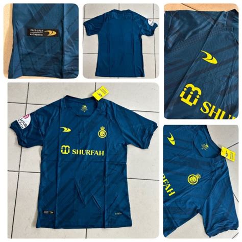 Jual Jersey Baju Bola Al Nassr Away 2022 2023 Grade Ori Shopee Indonesia