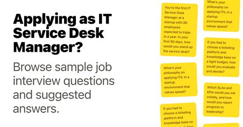 It Service Desk Interview Questions