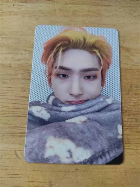 Official Ateez Mingi Photocard From Spin Off Witness Poca Album Blanket