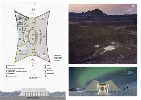Architecture project // Volcanic Concrete Visitor Center With