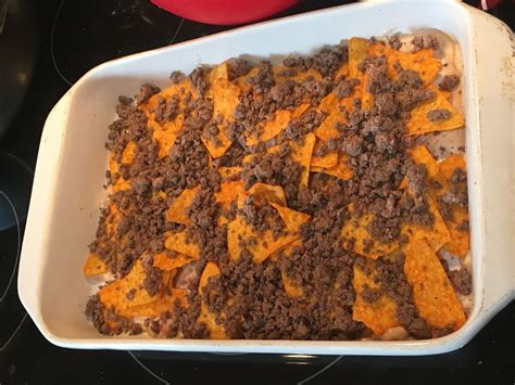 Lets Get Crafty Doritos Hamburger Casserole