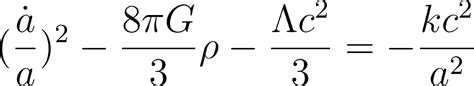 The First Friedmann Equation – Jack's Notes