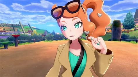 Pokemon Sword And Shield Sonia Hair Twirl Loop Youtube