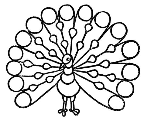 Peacock Coloring Pages