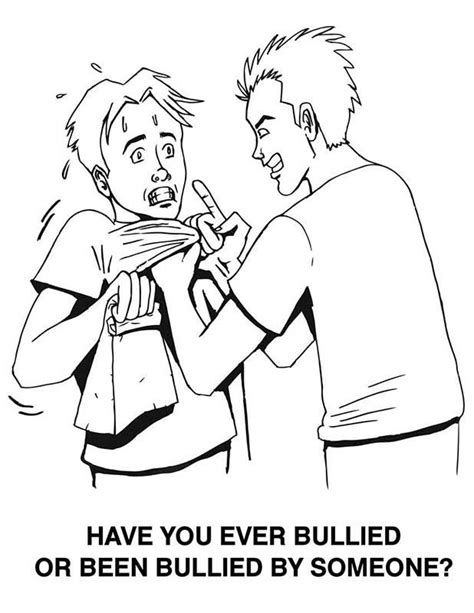 Anti Bullying Colouring In