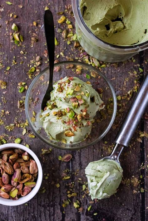 ninja creami pistachio ice cream hungry healthy happy