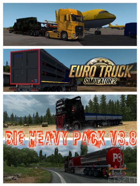 Big Heavy Pack V 3 8 ETS2 Mods