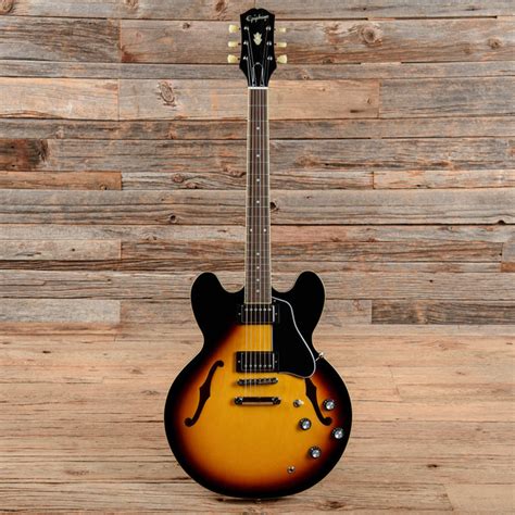 Epiphone Es 335 Vintage Sunburst 2021 Chicago Music Exchange