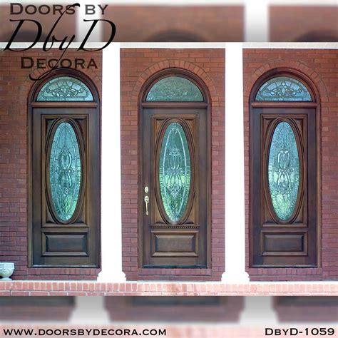 Custom Estate Leaded Glass Oval Doors Exterior Entry Doors By Decora