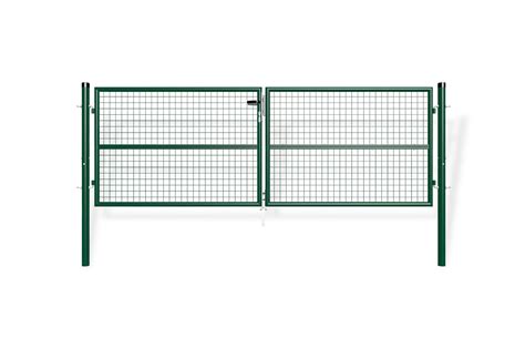 Portail battant grillagé 3m OLGA H 100cm Vert Leroy Merlin