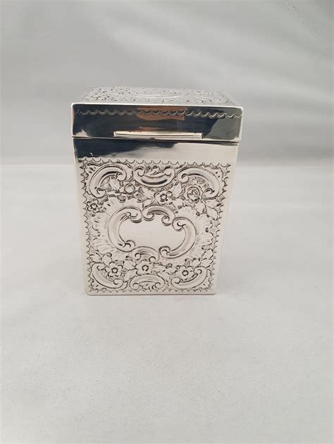 Antiques Atlas Victorian Silver Playing Card Box