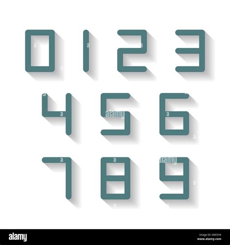 Digital Clock Numbers Hi Res Stock Photography And Images Alamy