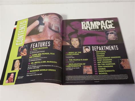 RAMPAGE WRESTLING SUMMER 2002 MAGAZINE WWF WWE ECW WCW AEW HULK HOGAN