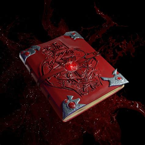 Red Spellbook 3d Model Turbosquid 1960571