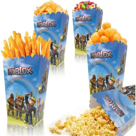 Roblox Boîte Pop Corn Boite De Bonbons Cadeau Roblox Roblox Sac De