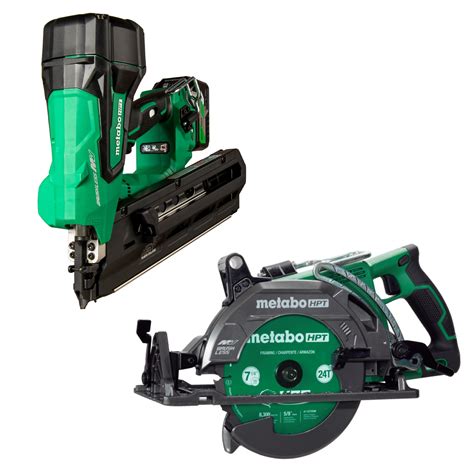 Shop Metabo Hpt 36v Cordless Framing Nailer With Multivolt 36 Volt 7 1 4 In Brushless Hybrid