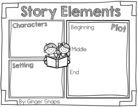 Story Elements Freebie | Ginger Snaps Treats For Teachers | Bloglovin’