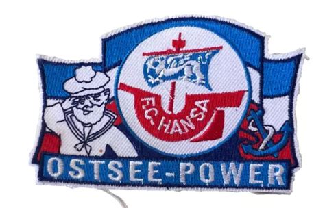 FC HANSA ROSTOCK Aufnäher Patch Fussball Ostsee Power EUR 5 00