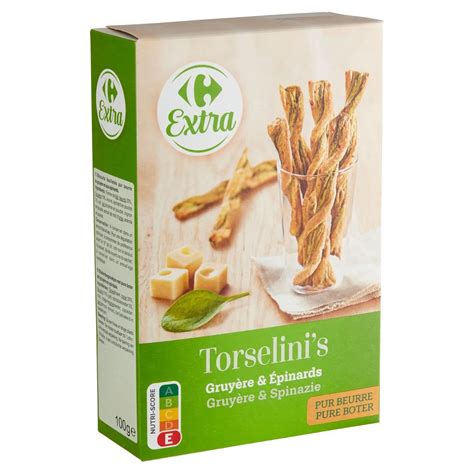 Extra Torselini s Gruyère Spinazie 100 g Carrefour België