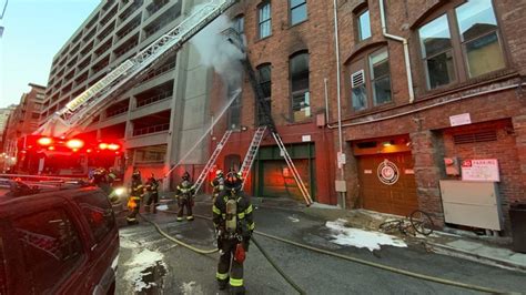 Crews Investigating Morning Fire At Downtown Seattle Building On Cherry