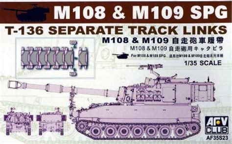 M109 Sp Gun Tracks · Afv Club · Afv35s23 · 135