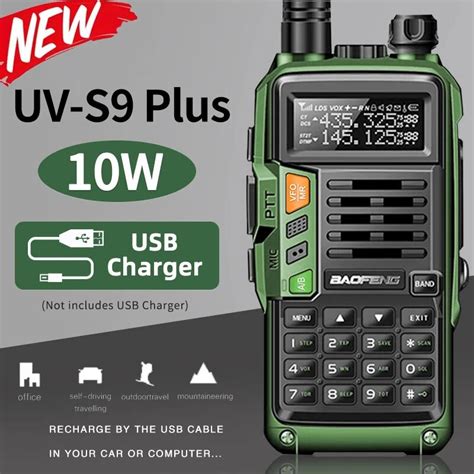 Baofeng Uv S Plus Walkie Talkie Tri Band W Powerful W Cb Radio