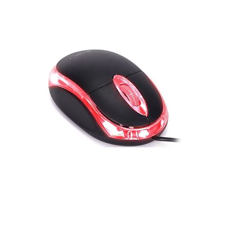 Mouse Optico Usb Classico Box Preto Knup Led 1200dpi Shopee Brasil