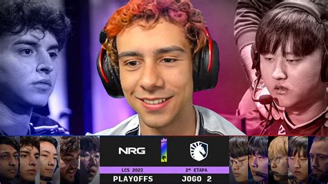 NRG X Team Liquid Jogo 2 LCS 2023 Playoffs DIA 11 Ilha Das