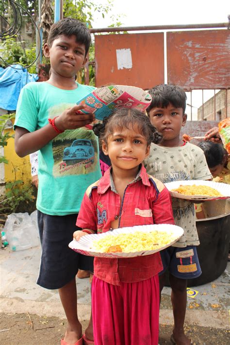 food distribution give  hand foundation