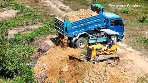 Incredible Project Building New Road Operator Skill Dozer Pushing Dirt