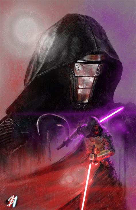 Darth Revan 11x17 Digital Print Star Wars Darth Revan Darth Bane