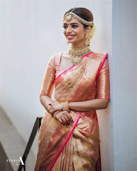 Pastel Kanjeevaram Sarees Featuring Gorgeous South Indian Brides