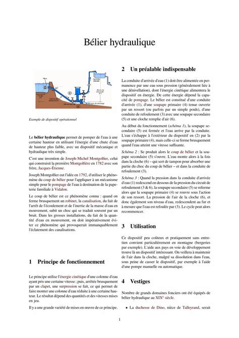 PDF Bélier hydraulique DOKUMEN TIPS