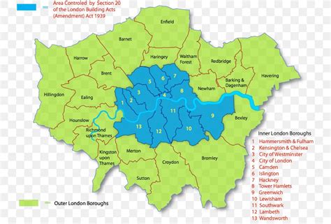 Inner London London Boroughs Great Smog Of London Inner Circle, PNG ...