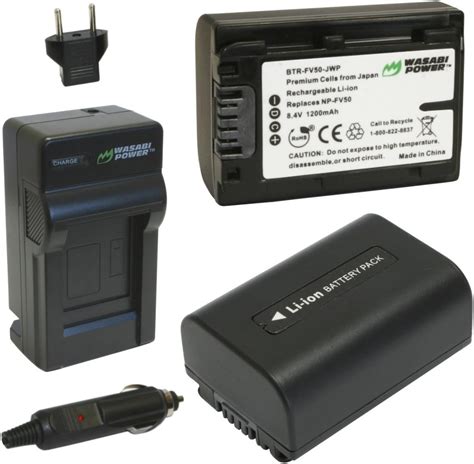 Wasabi Power Kit Btr Fv Lch Fp Battery And Charger For Sony Np