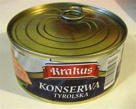 Dave S Cupboard Krakus Canned Pork 2 Konserwa Tyrolska