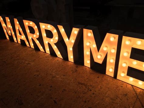 Set Of Marry Me Backdrop Letters Light Up Marry Me Sign Etsy Canada