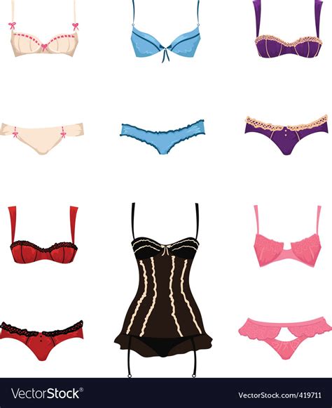 Lingerie Royalty Free Vector Image VectorStock