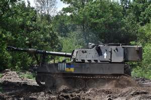 powerful american artillery gun    frontline action