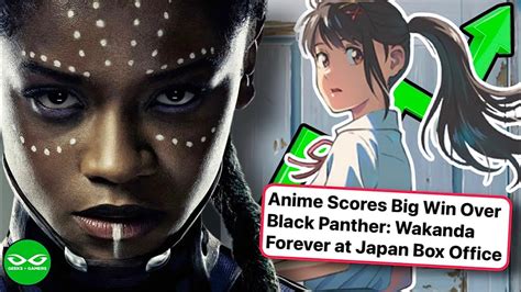 Wakanda Forever DESTROYED By Anime at Japan Box Office! - YouTube