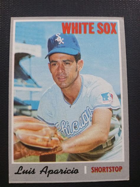 Topps Luis Aparicio Chicago White Sox Vg Ex Ebay