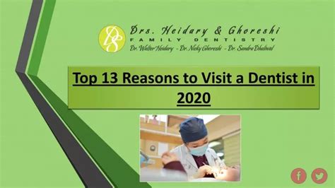 Ppt 13 Top Reasons To Visit A Dentist In 2020 Powerpoint Presentation