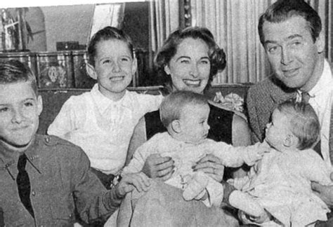 Jimmy Stewart And His Wife Gloria Hatrick Mclean Stewart Adopted Her Two Sons Michael And