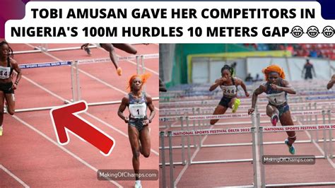 Tobi Amusan Wins Women S 100m Hurdles Nigerian Title In Benin YouTube