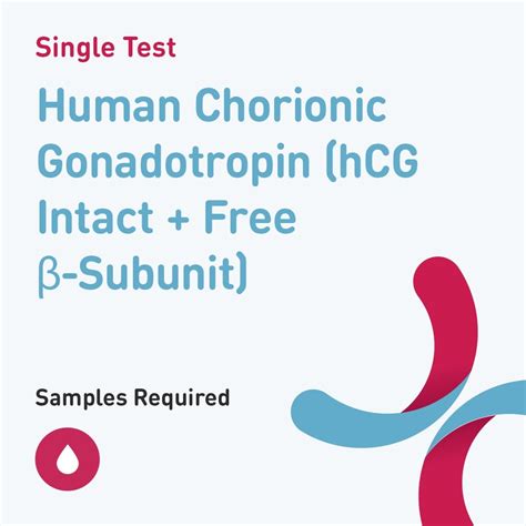 Medical Diagnosis Human Chorionic Gonadotropin Hcg Intact Free